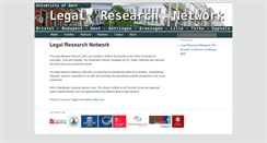 Desktop Screenshot of legalresearchnetwork.eu