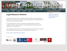 Tablet Screenshot of legalresearchnetwork.eu